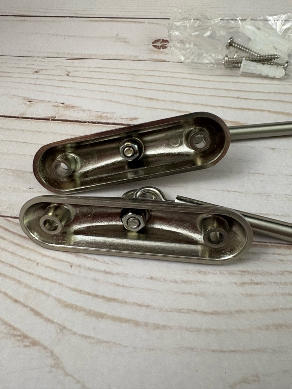 Ballard Designs Drapery Hardware Tiebacks Set of 2 Polished Nickel WY001 - Picture 5 of 6